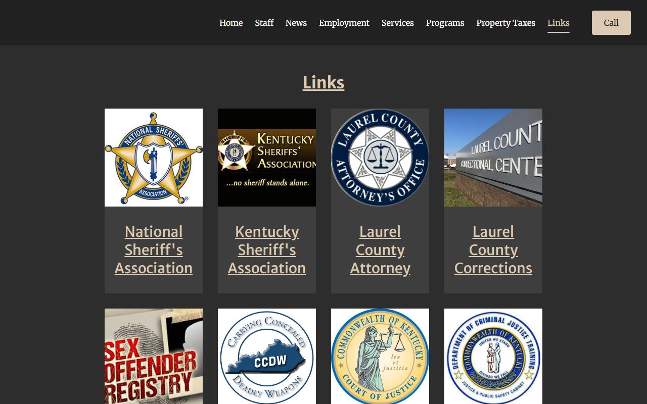 Laurel County arrest records sheriff links source
