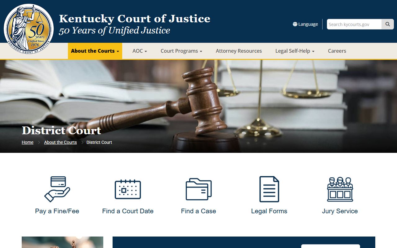 Laurel County Circuit Court and District Court record routing
