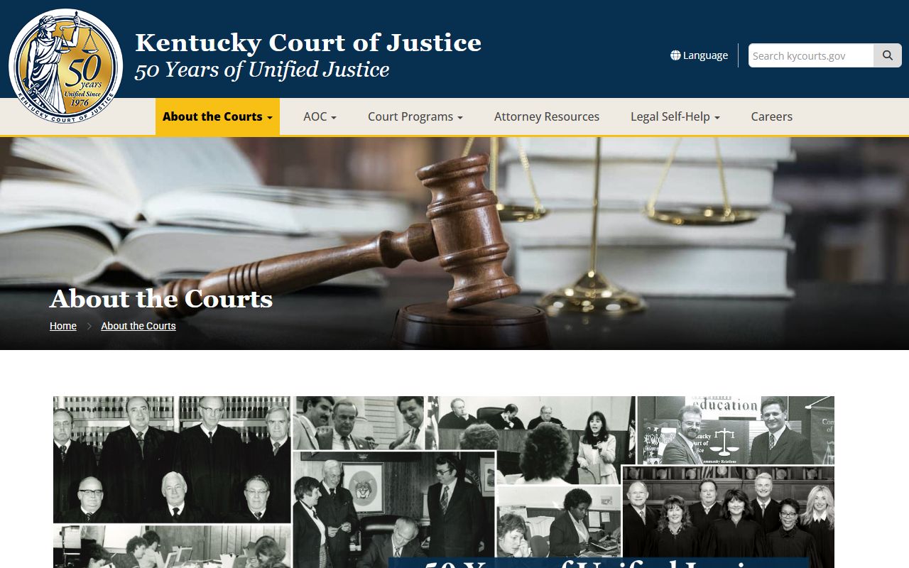 Laurel County court records Kentucky court structure