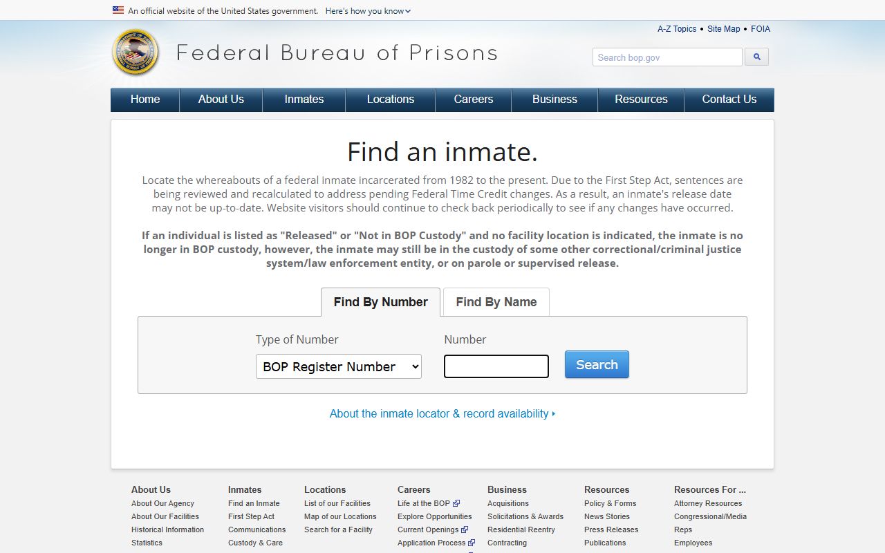 Laurel County inmate records federal inmate locator source